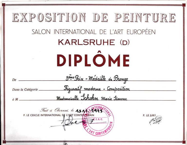 diplome d'art