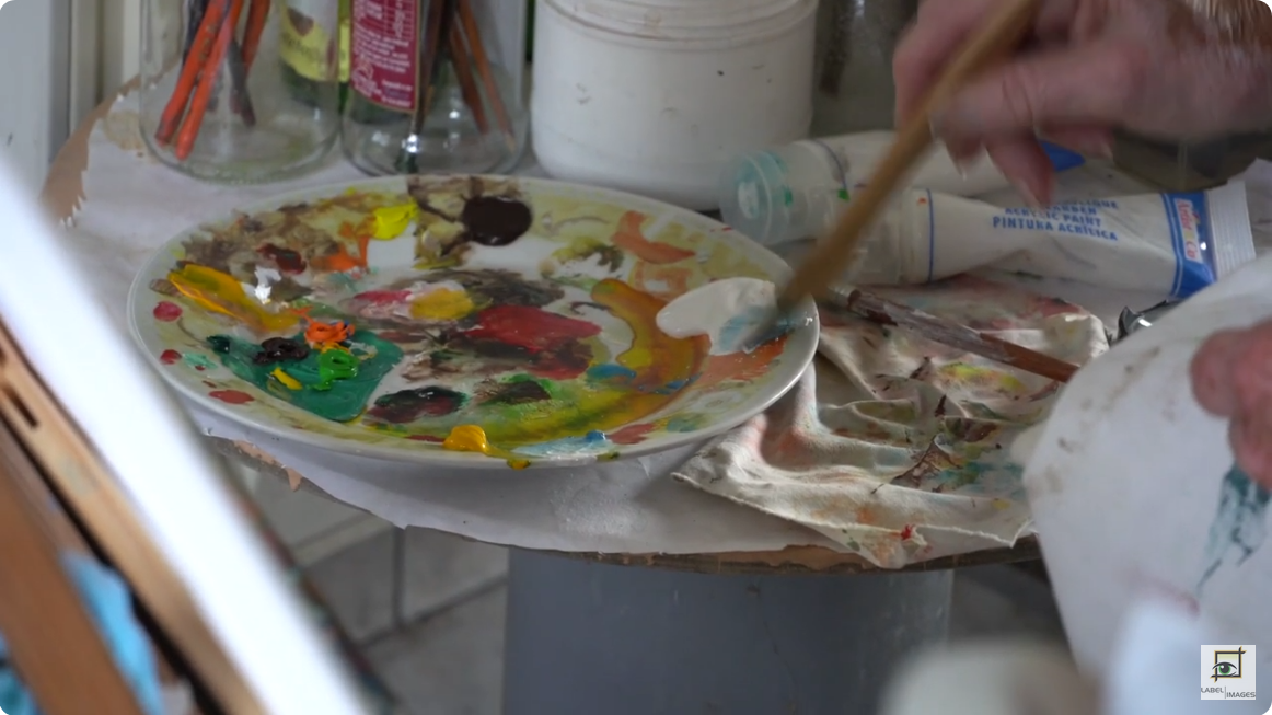 palette peinture